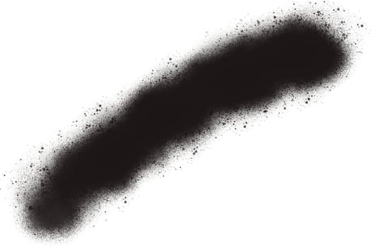 Black spray paint on white background. paint texture or background. graffiti concept