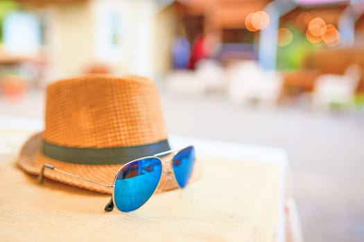 Straw hat on a hot day off.