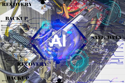 Concept technology with artificial intelligence (AI) to control