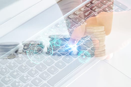 Concept of fingertip control technology (AI)