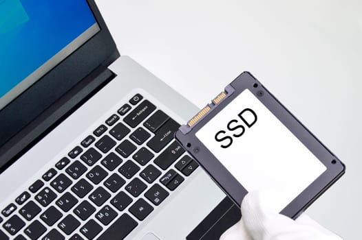 SSD hard drives are widely used.