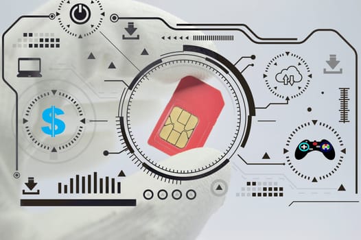 Concept A SIM card is still required. because it is used as an intermediary To connect both finance and entertainment