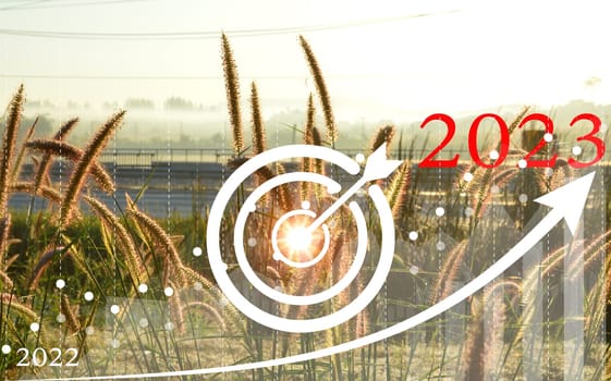 Goal concept that must be achieved In 2023, must be better than the old year.