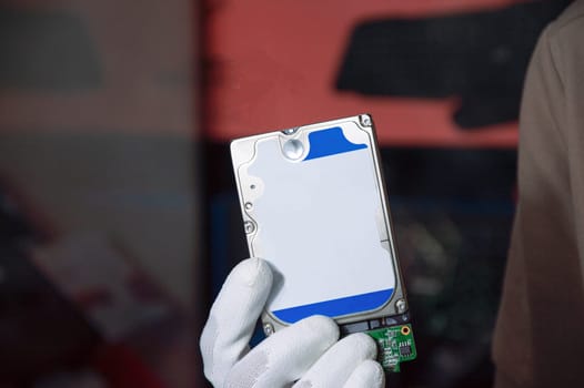 Hard disks are still popular in use today, holding a hard disk in your hand.