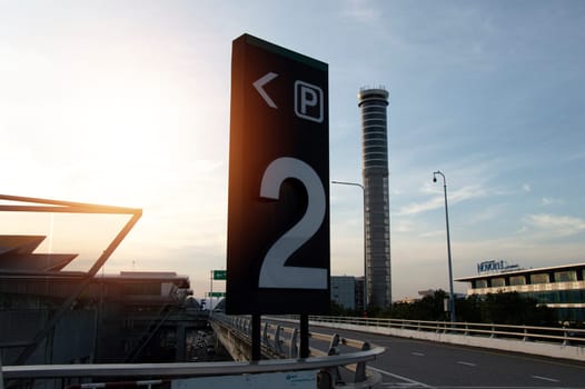 26-10-2022 Samut Prakan, Thailand, Parking 2 at Suvarnabhumi Airport There are many popular users.