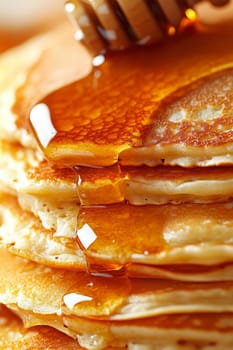 pancakes with honey , Generative Ai food