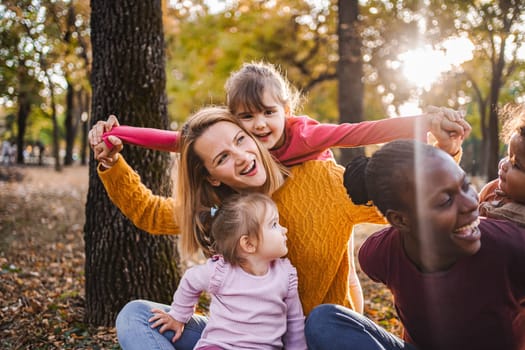 Golden Moments: Laughter and Love in the Park.