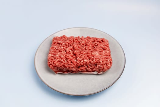 Fresh and raw red meat mince. Beef for cooking. High quality photo