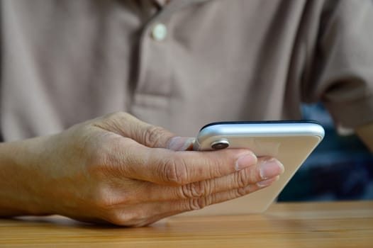 business man using smart phone