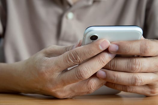 business man using smart phone