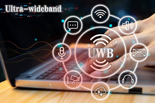 Ultra-wideband UWB is a short-range radio communication technology on bandwidths of 500MHz or greater and at very high frequencies. Overall, it works similarly to Bluetooth and Wi-Fi.