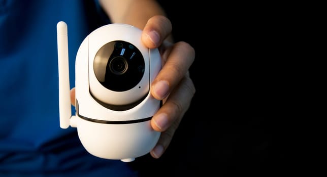 IP wifi wireless security camera supports Internet installation technology, security systems, smart home applications.	