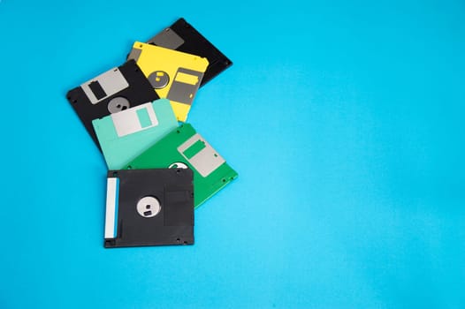 Floppy disks were popular around the world in the 90s. The early days of recording technology