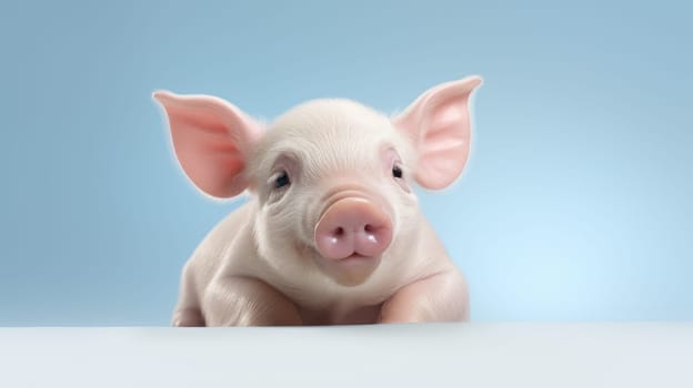 This cute baby piglet is perfect for marketing and branding. Its innocence and charm will captivate your audience, evoking warmth and joy. Add whimsy to your project with this delightful image.