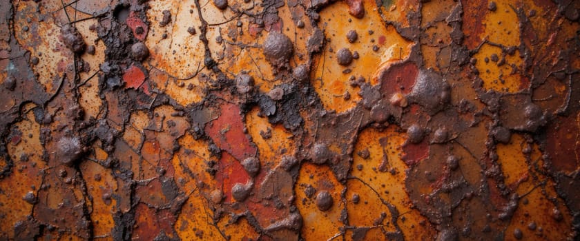 Rusty metal surface, wide background