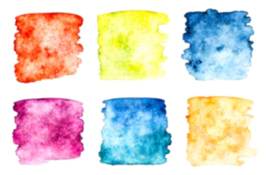 Bright, textured backgrounds in red, yellow, blue, pink, and orange ideal for artistic projects and graphic designs.. Blurred picture
