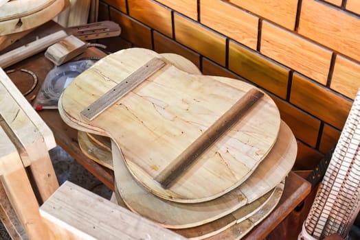 Process of making wooden guitar