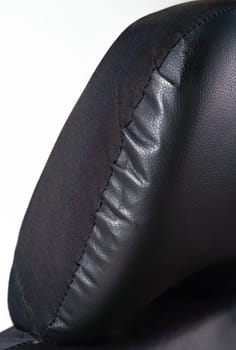 types of seams of eco leather cover car seat