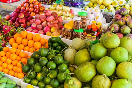 Fruits for sell on Vietnamese street market
