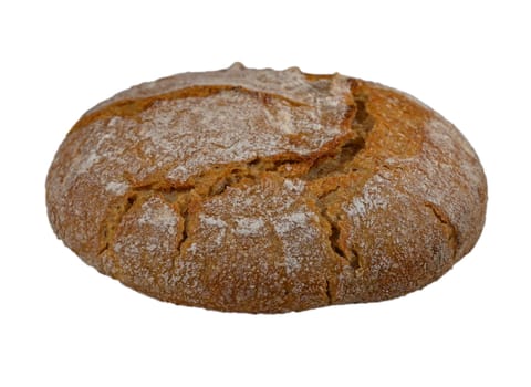 Warm, crusty loaf rests on a clean surface, highlighting its rustic charm and inviting aroma of freshly baked bread.