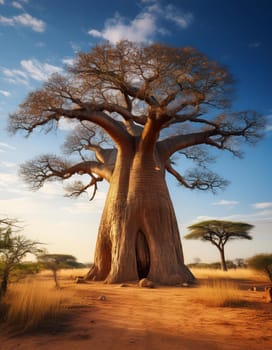 baobab tree scientific classification Adansonia, AI generated image