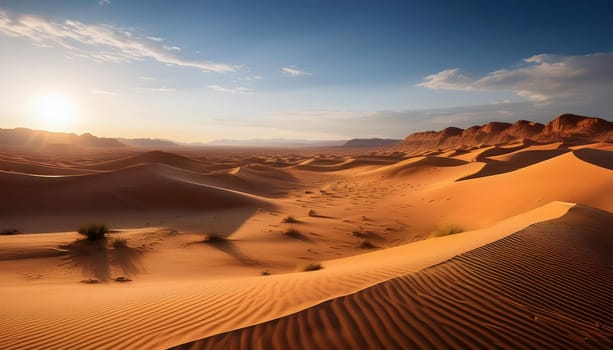 natural desert landscape scenery, AI generated image