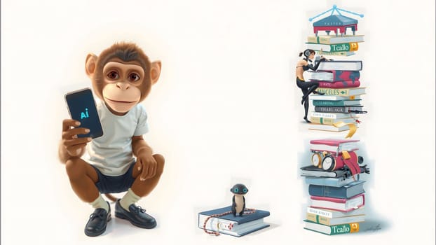The to study knowledge in working with or replacing human beings in the future - AI generated