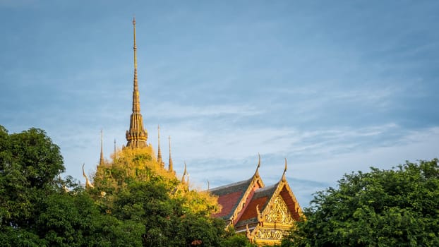 Wat Phra Kaew, commonly known in officially as Wat Phra Si Rattana Satsadaram as the most famous tourist sites and most sacred Buddhist temple (wat) in Thailand.