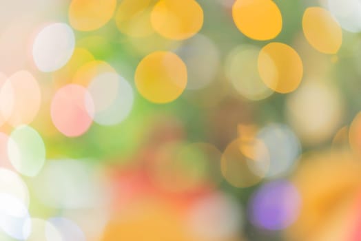 Light abstract bokeh background by blur or defocused at light element use for background or wallpaper in new year festive or christmas concept