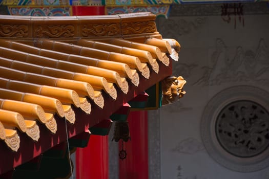 Art of building in Chinese temple