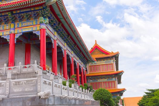 Art of building in Chinese temple