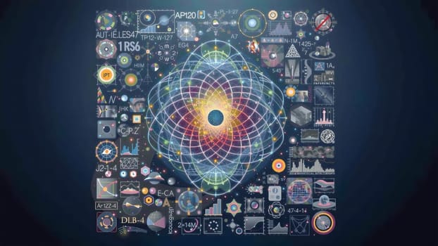 The study quantum computing concept with qubit - AI generated