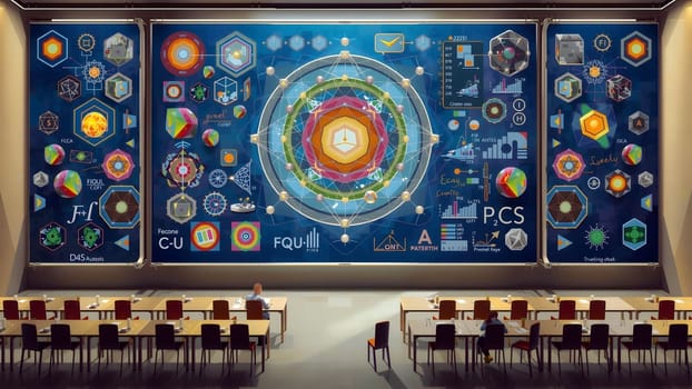 The study quantum computing concept with qubit - AI generated