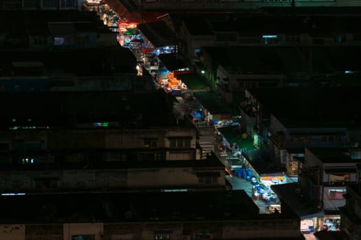 Nighttime of Bangkok city. Bangkok is the capital and the most populous city of Thailand.
