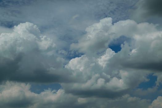 Nature cloudscape with blue sky and white cloud