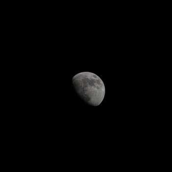 The moon on Saturday 21 November 2015 18:26 Bangkok, Thailand. Phase Waxing Gibbous