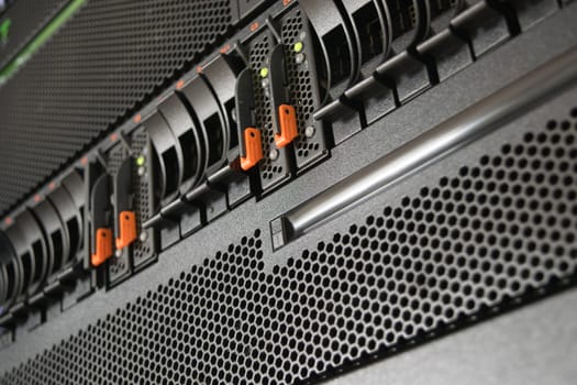 Computer Server and raid storage in datacenter