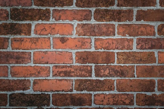 Red Brick wall texture background surface natural color