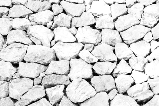 Stone wall texture background surface natural color , process in white color