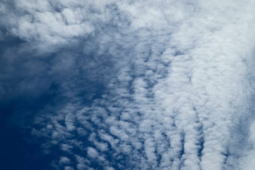 Nature cloudscape with blue sky and white cloud