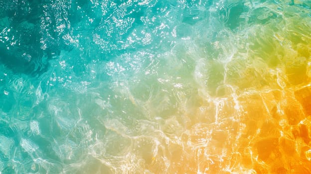 Abstract aerial view of ocean water. Summer vacation, travel creative colorful sea background for inspiration, design mockup