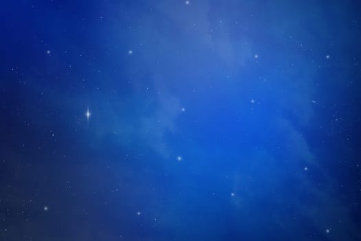 Starry night with the Milky Way Galaxy