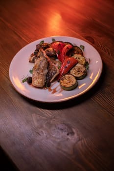 Delicious Chinese food fried dish - Steamed fish