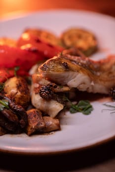 Delicious Chinese food fried dish - Steamed fish