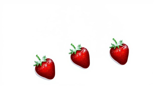 Storing frozen berries in winter. Strawberries covered in ice. High quality photo