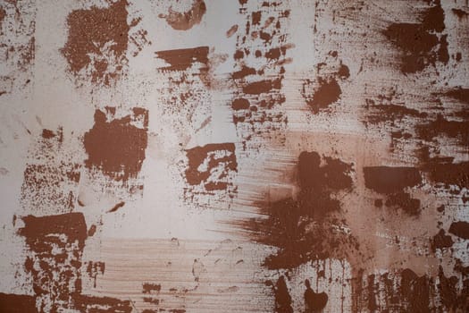 The image shows a closeup view of an abstract textured surface featuring contrasting and rich brown patterns