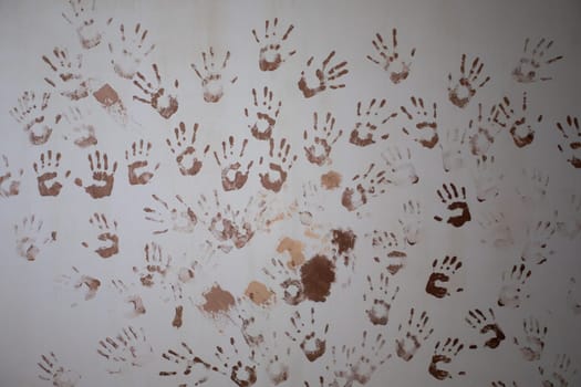 Historic handprints found on cave walls vividly illustrate the rich art and culture of ancient human societies