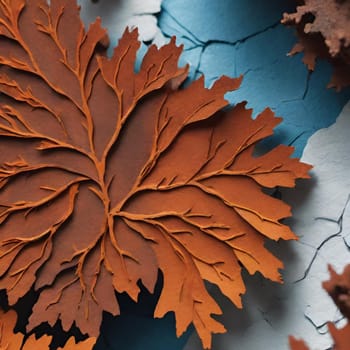 brown earth nature leaf texture forest blue water river stream background landscape ecology climate autumn trees winter wildlife generated ai alt. High quality 3d illustration