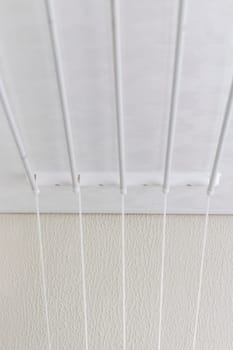 Cloth dryer fixture on the ceiling