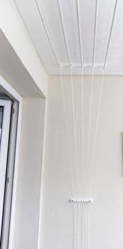 Cloth dryer fixture on the ceiling